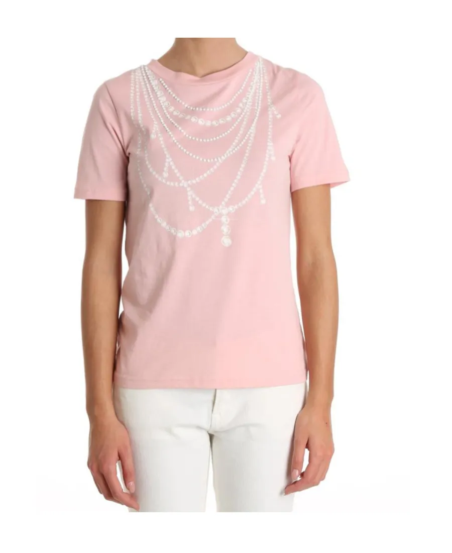 T-Shirt With Round Neck And Short Sleeves