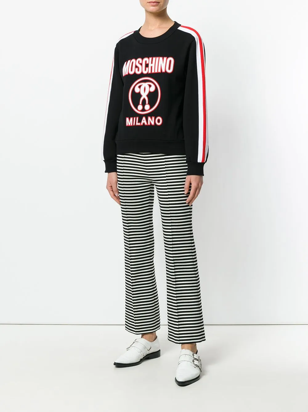 Logo Question Mark Printed Sweatshirt