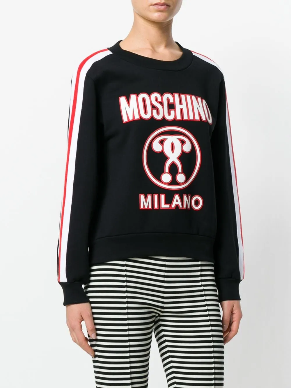 Logo Question Mark Printed Sweatshirt
