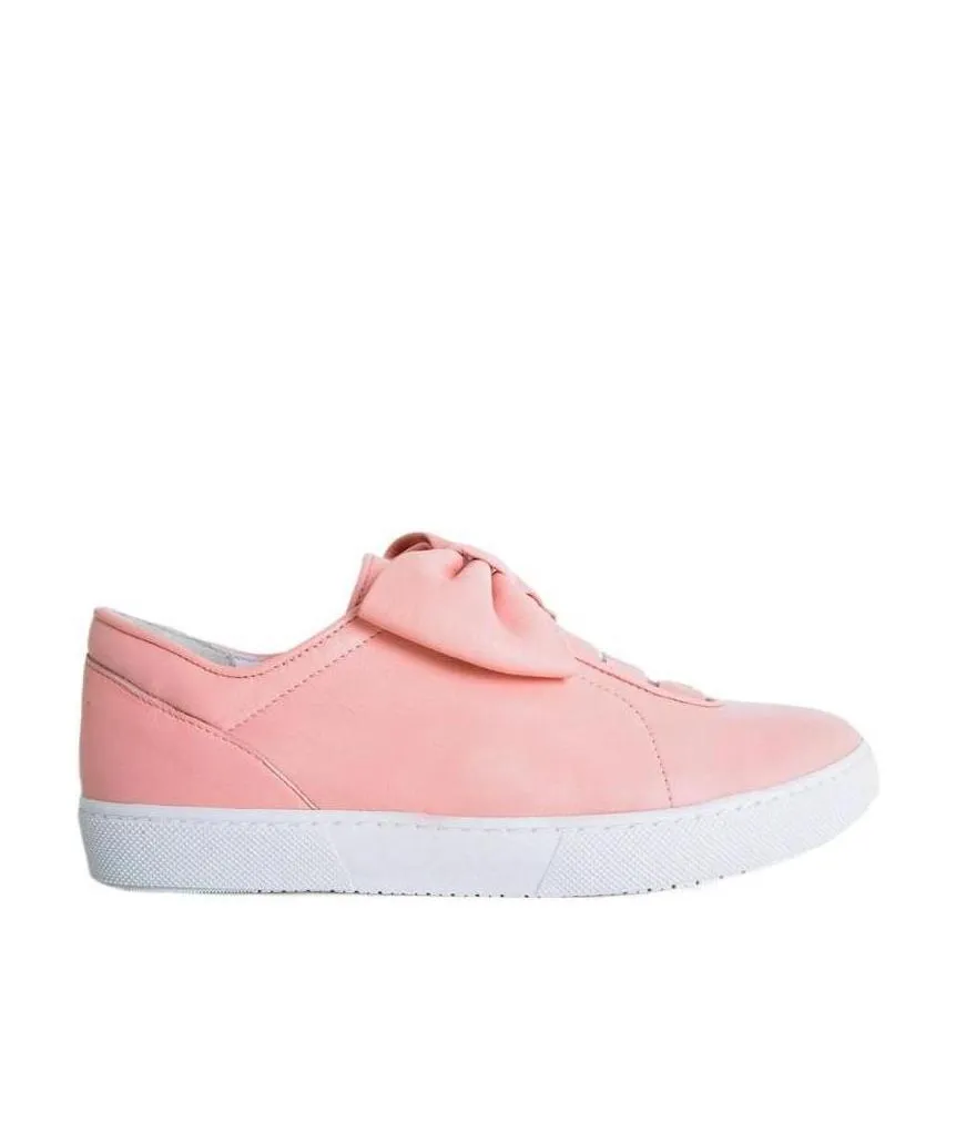Bow-Decorated Casual Sneakers