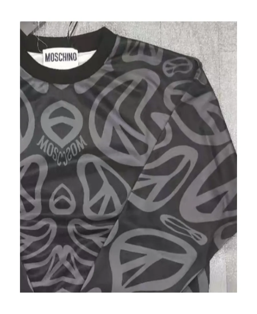 Printed Round-Neck Sweater