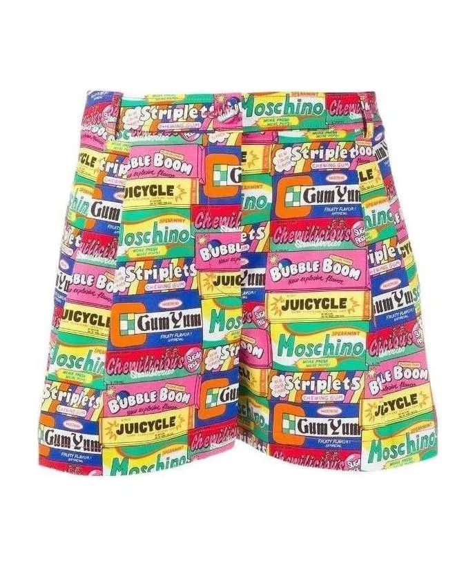 Pattern Printed Shorts