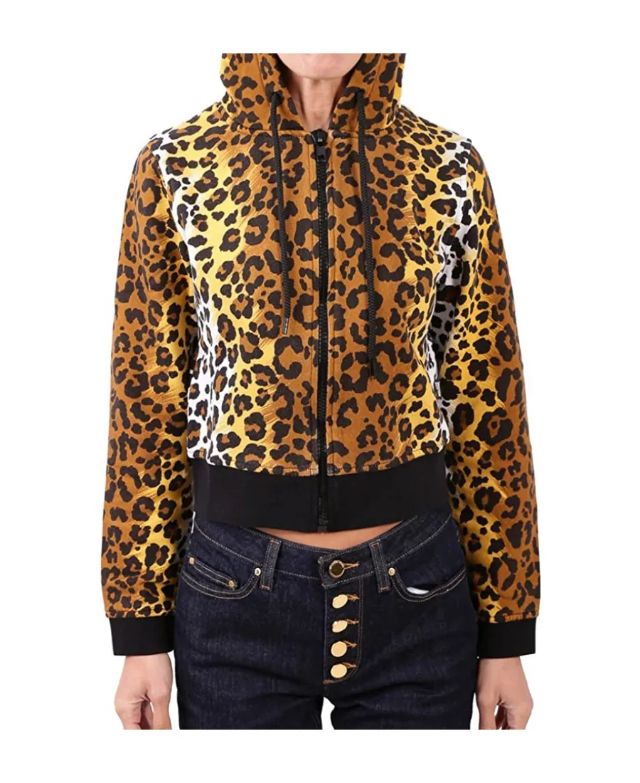 Leopard Print Casual Jacket