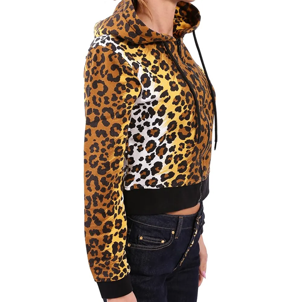 Leopard Print Casual Jacket