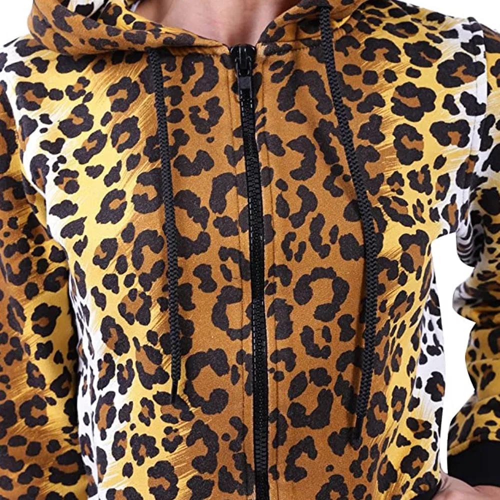 Leopard Print Casual Jacket