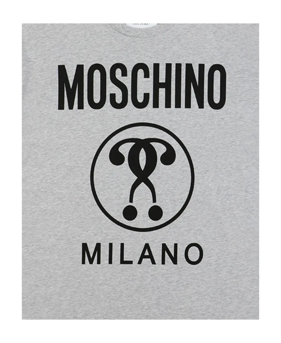 Question Mark Logo Printed T-Shirt
