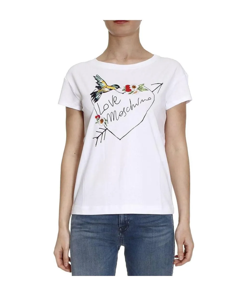 Round Collar Logo T-Shirt