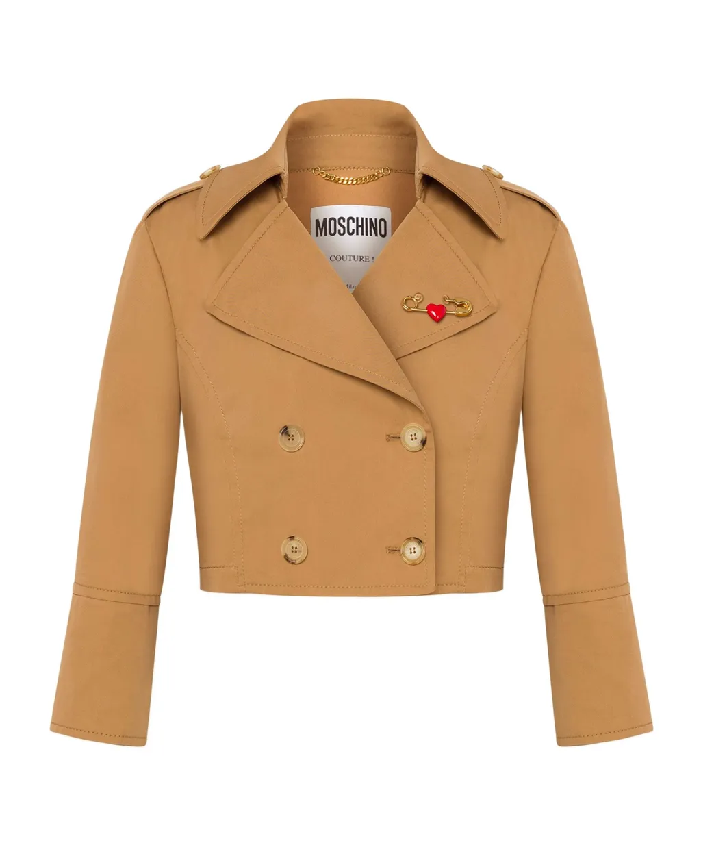 Cropped Double-Breasted Jacket
