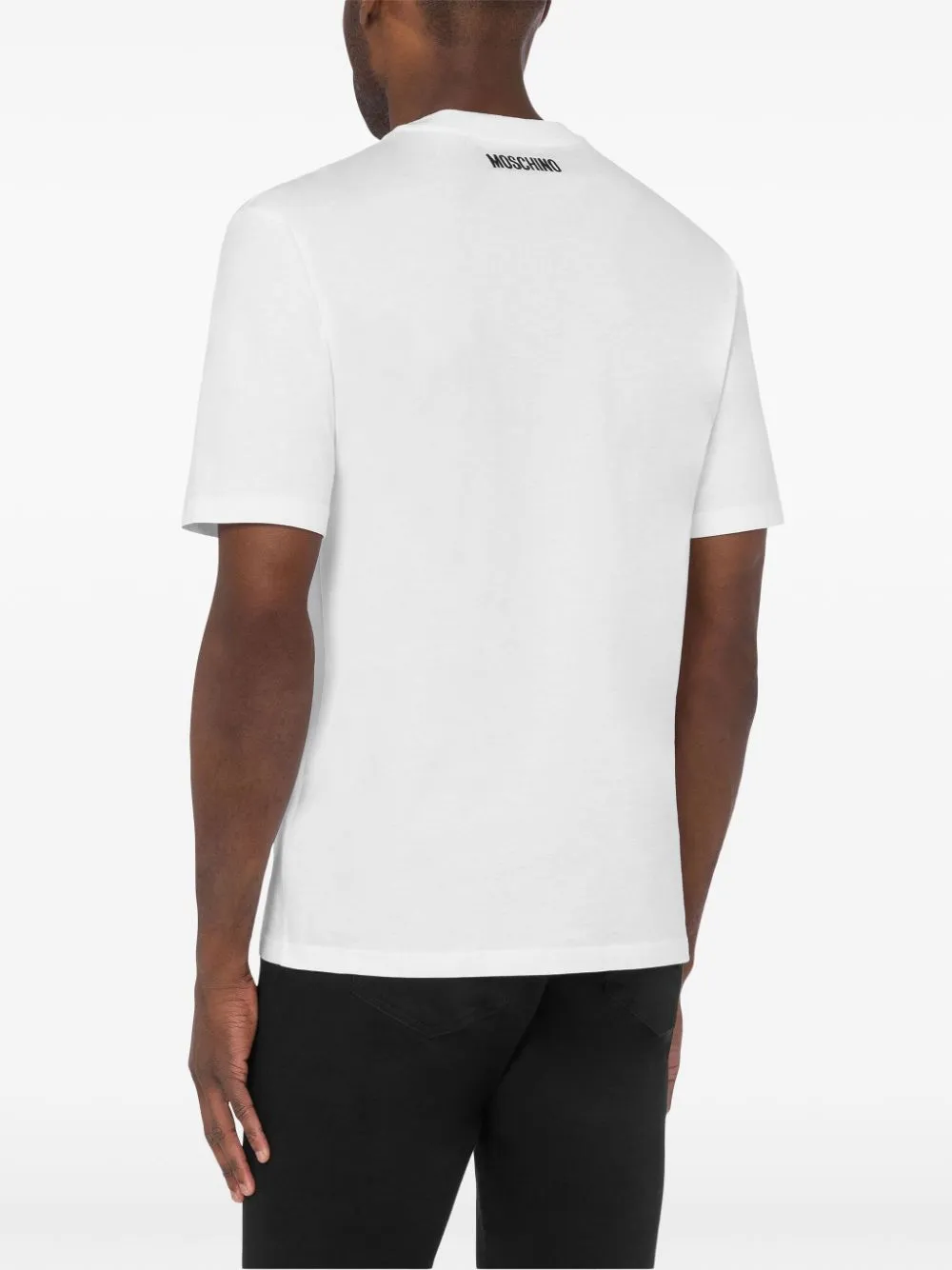 Slogan Printed Crewneck T-Shirt