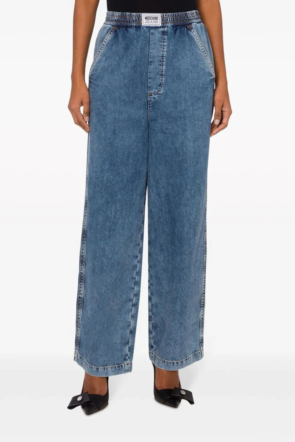 Jeans High-Waist Wide-Leg Denim Jeans