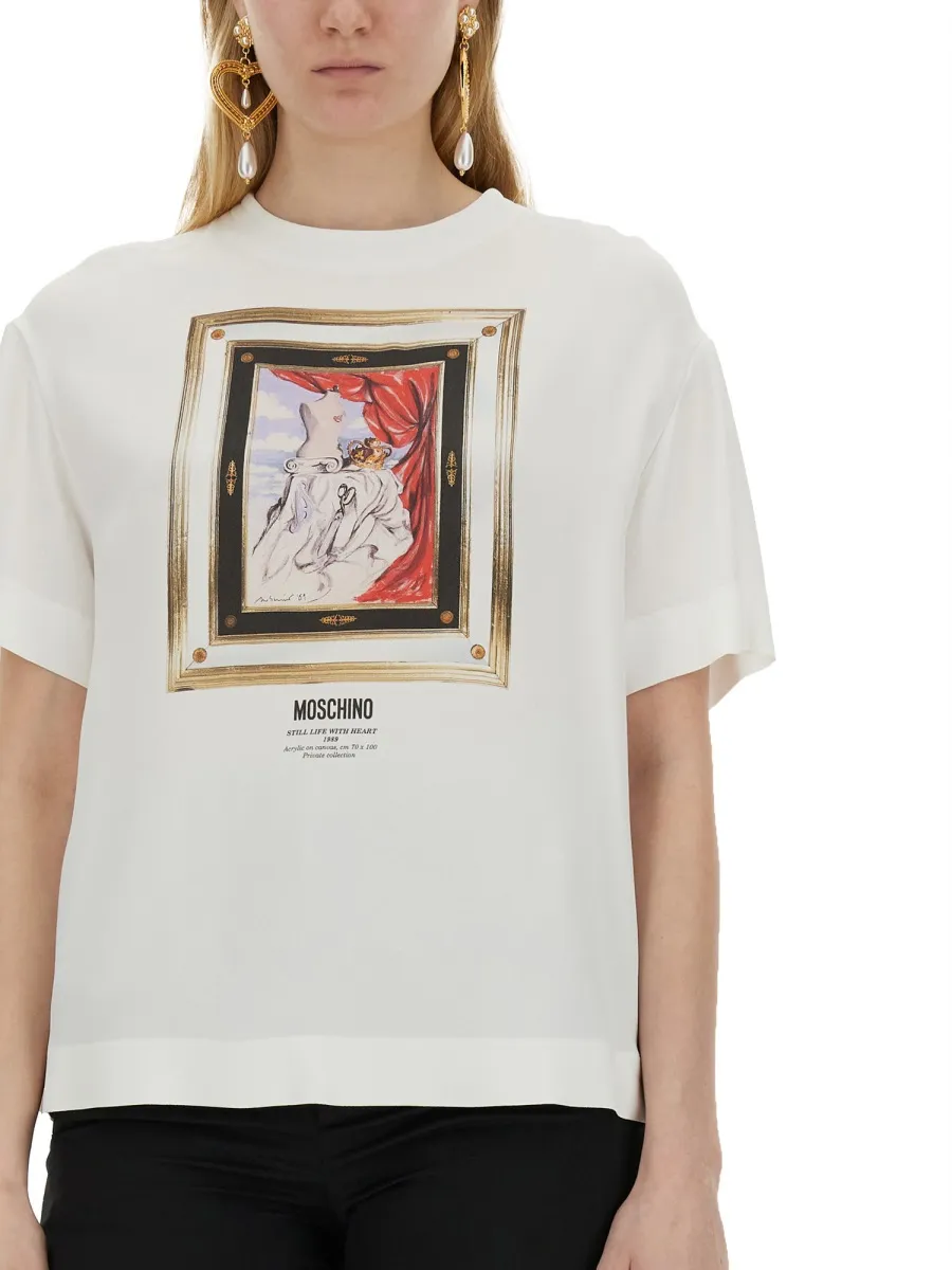 T-Shirt With Round Neck And Short Sleeves