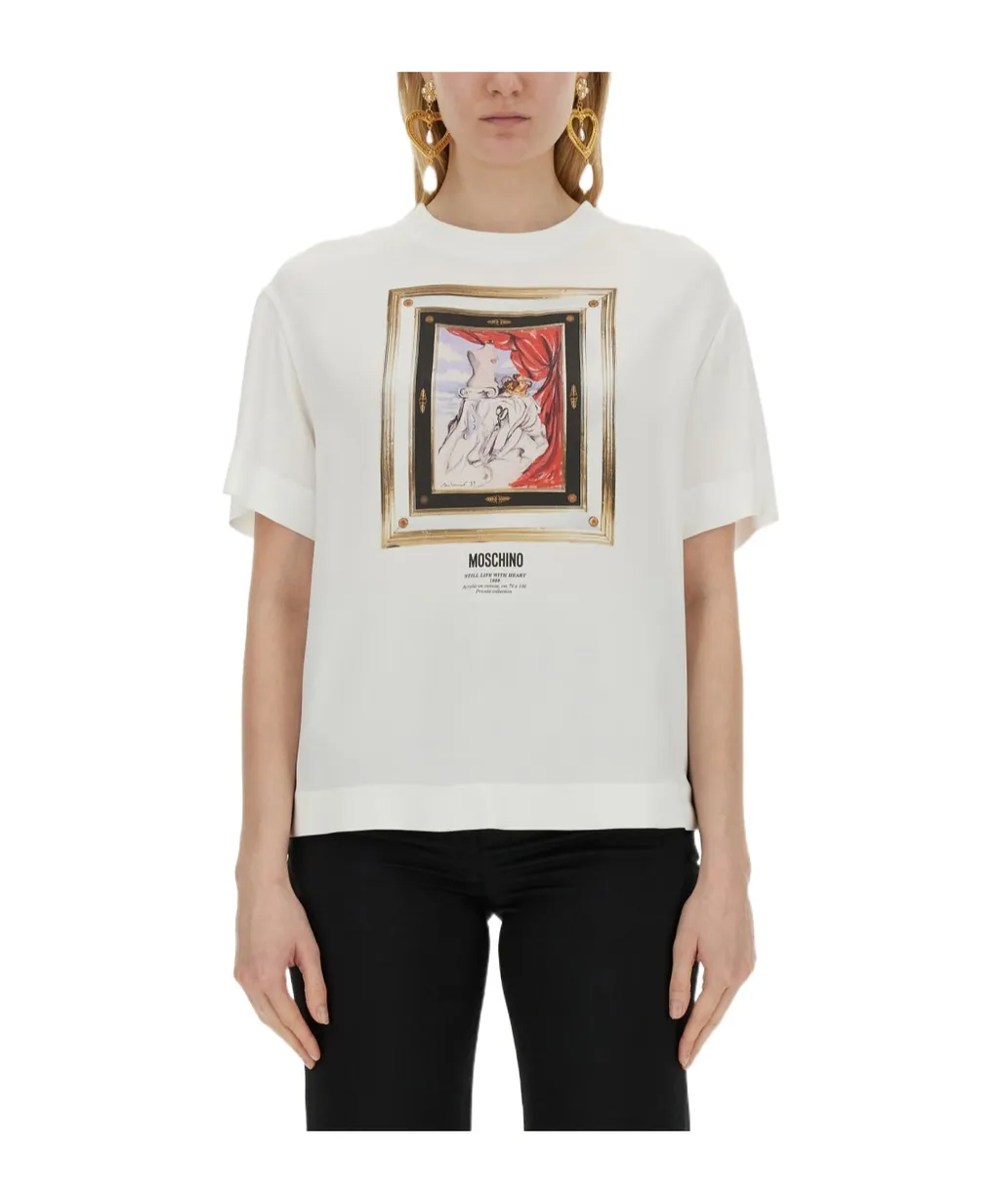 T-Shirt With Round Neck And Short Sleeves