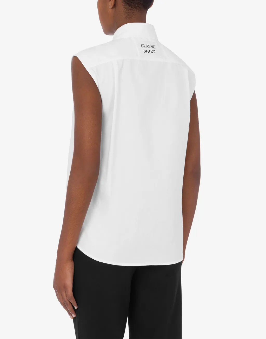 Pintuck Detailed Curved Hem Shirt