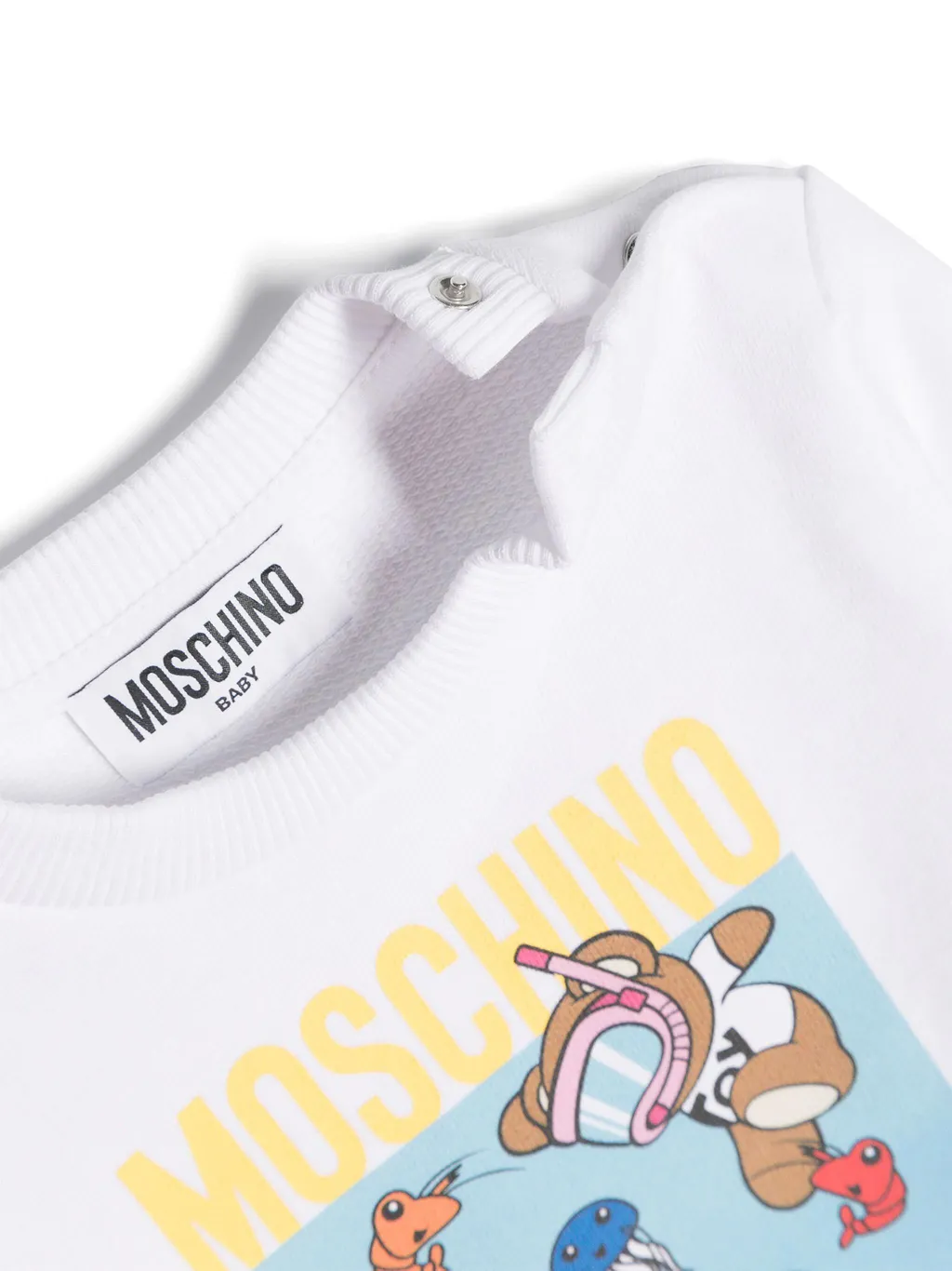 Teddy Bear-Print Sweatshirt