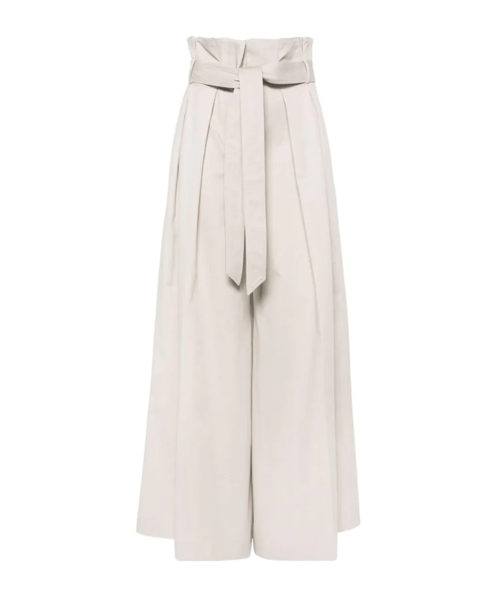 Pleated Wide Trousers