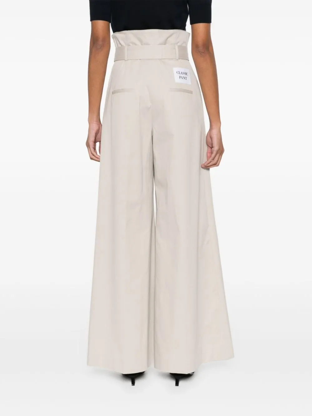 Pleated Wide Trousers
