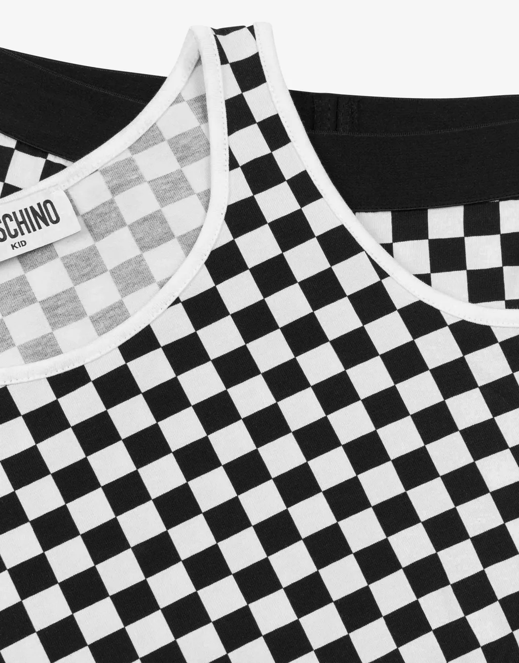 Check-Pattern Tracksuit Set