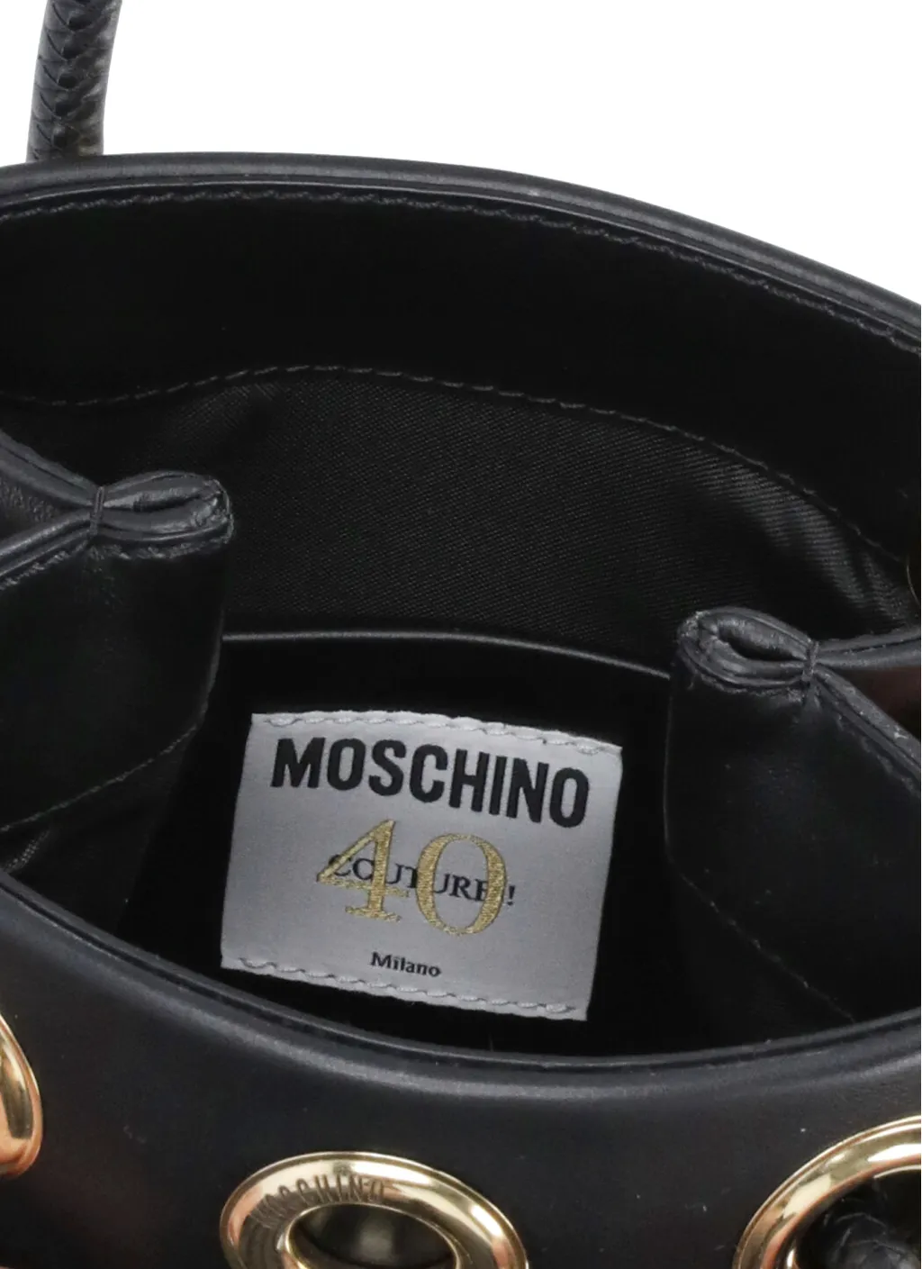 Logo Eyelet Shoulder Bag