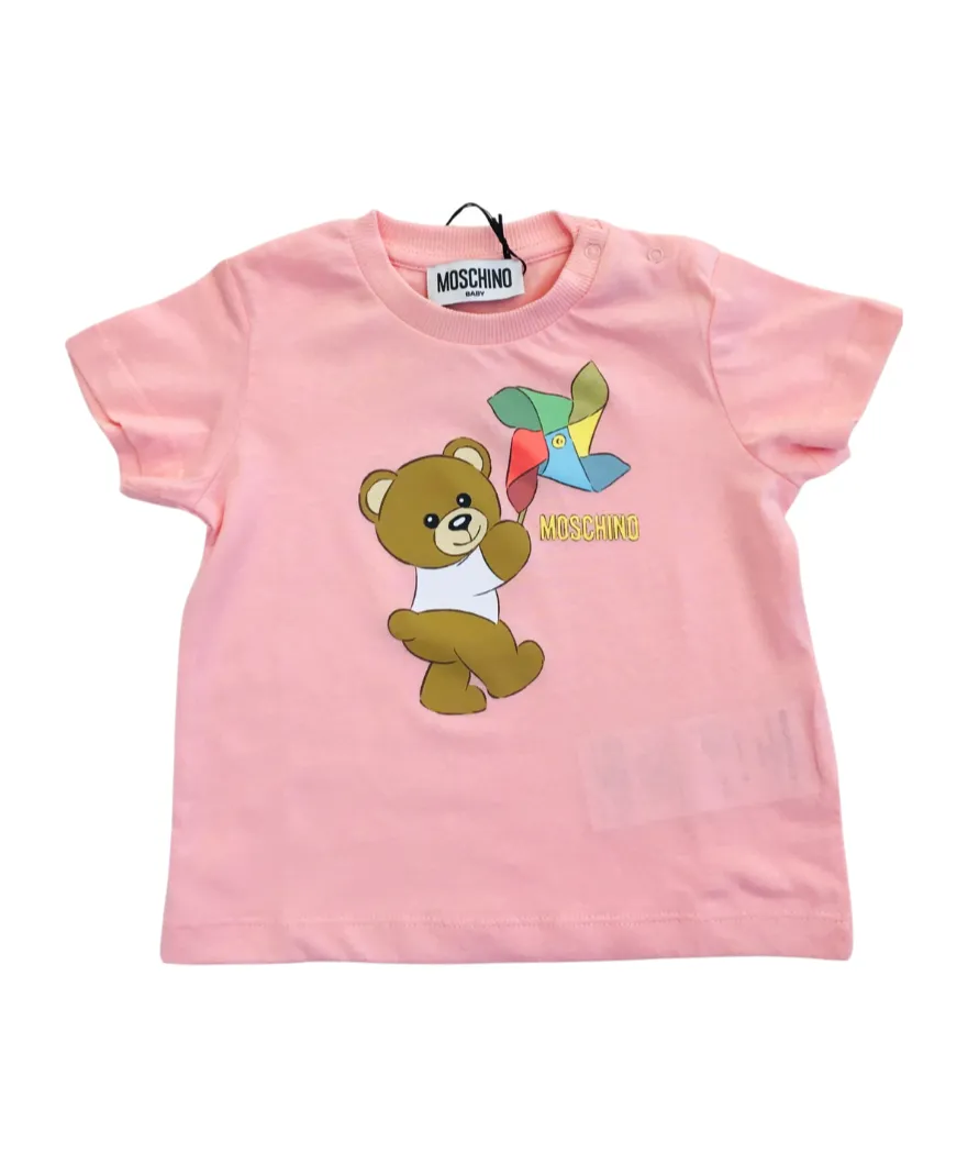 Teddy Bear-Motif Shorts Set