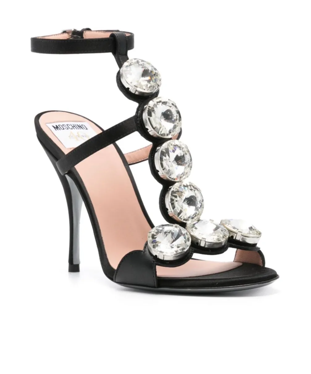 Gem-Embellished Sandals