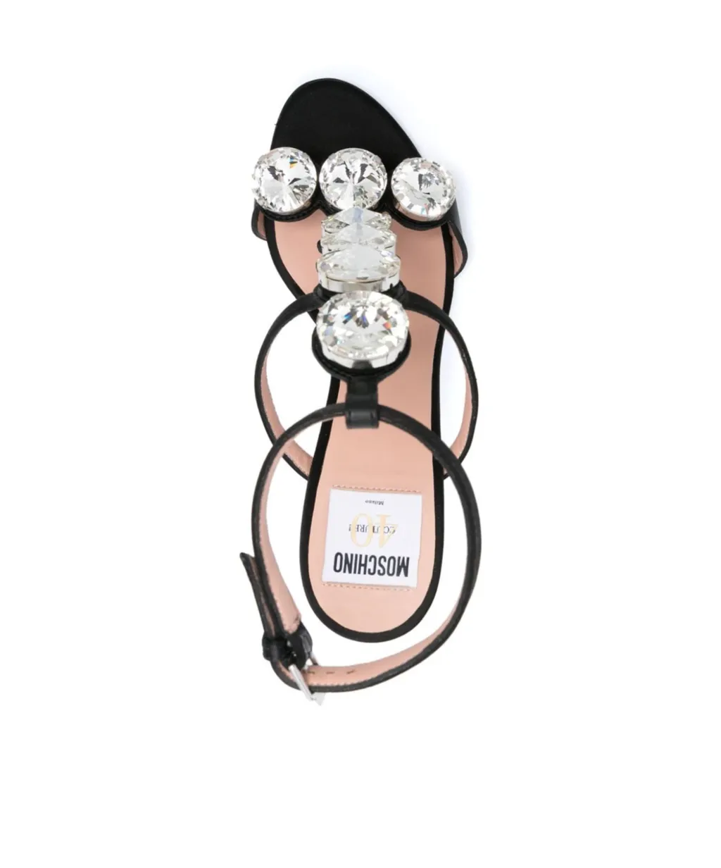 Gem-Embellished Sandals