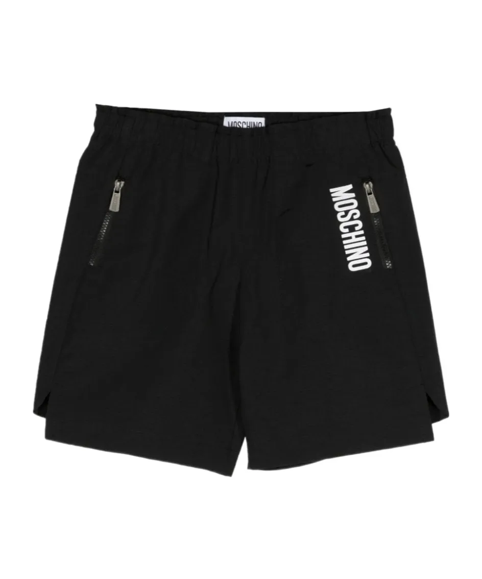 Logo-Print Ripstop Shorts