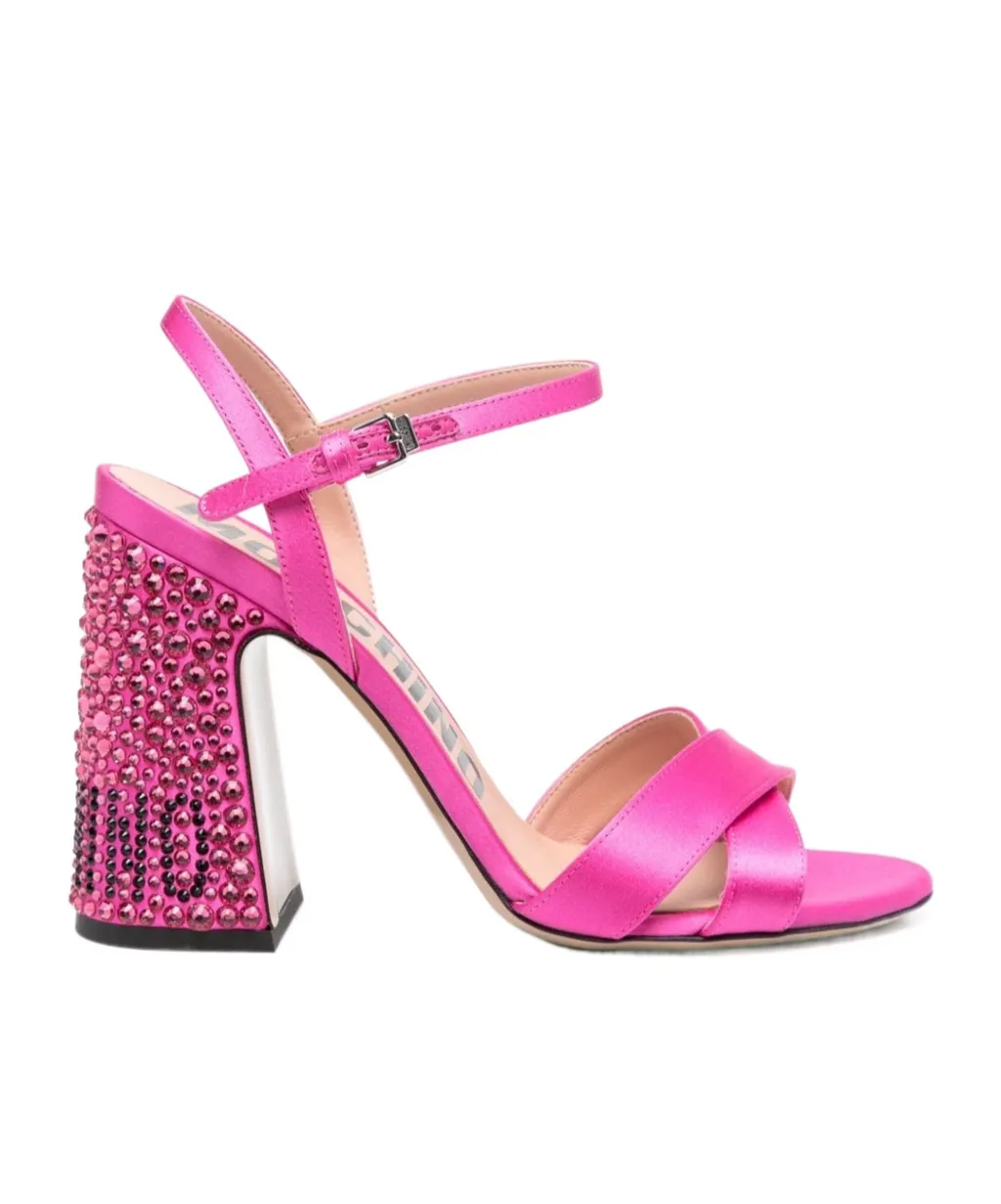 105Mm Crystal-Embellished Sandals