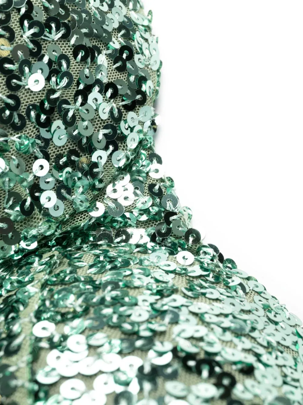 Sequined Sweetheart-Neck Bra