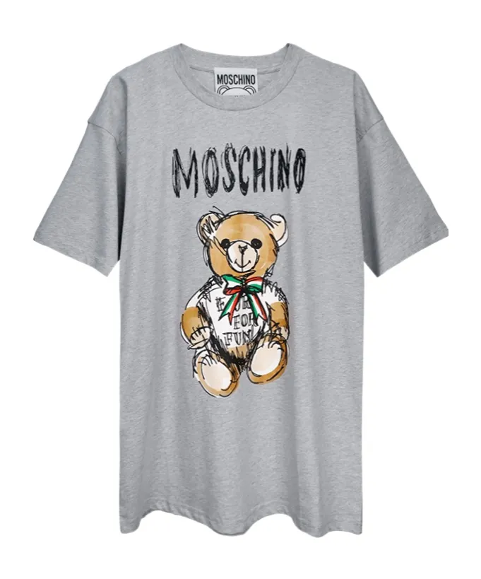 Teddy Bear-Print Cotton T-Shirt