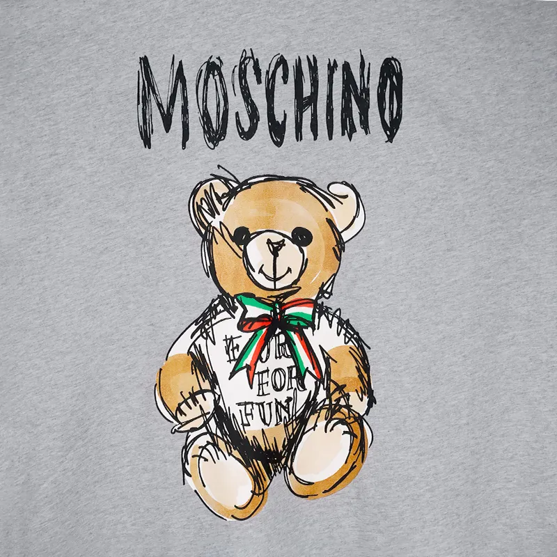 Teddy Bear-Print Cotton T-Shirt