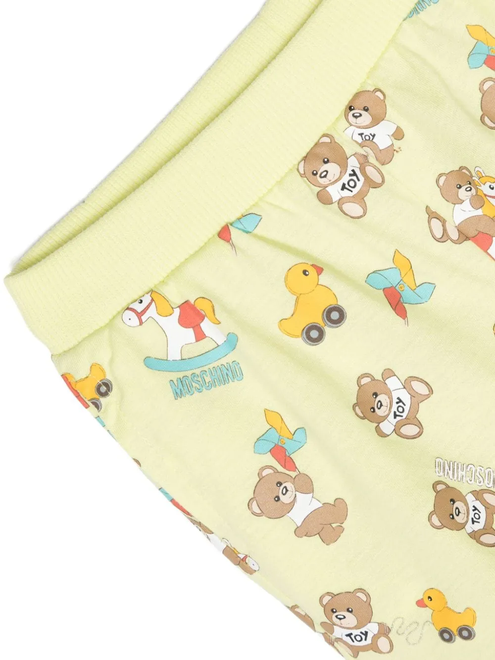 Teddy Bear-Motif Shorts Set