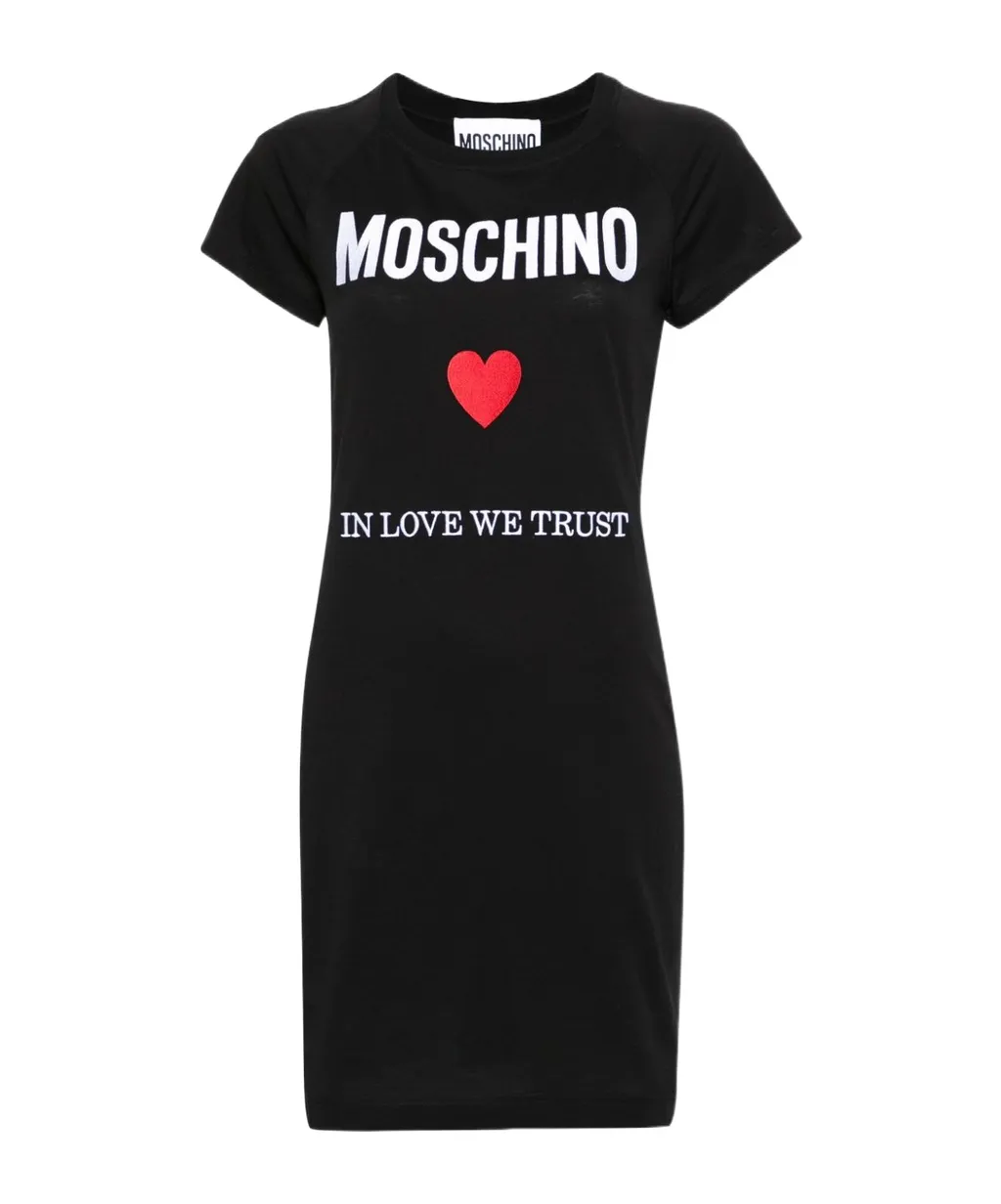 Logo Embroidered T-Shirt Dress