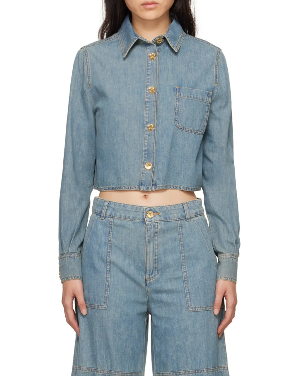 Denim Button Shirt
