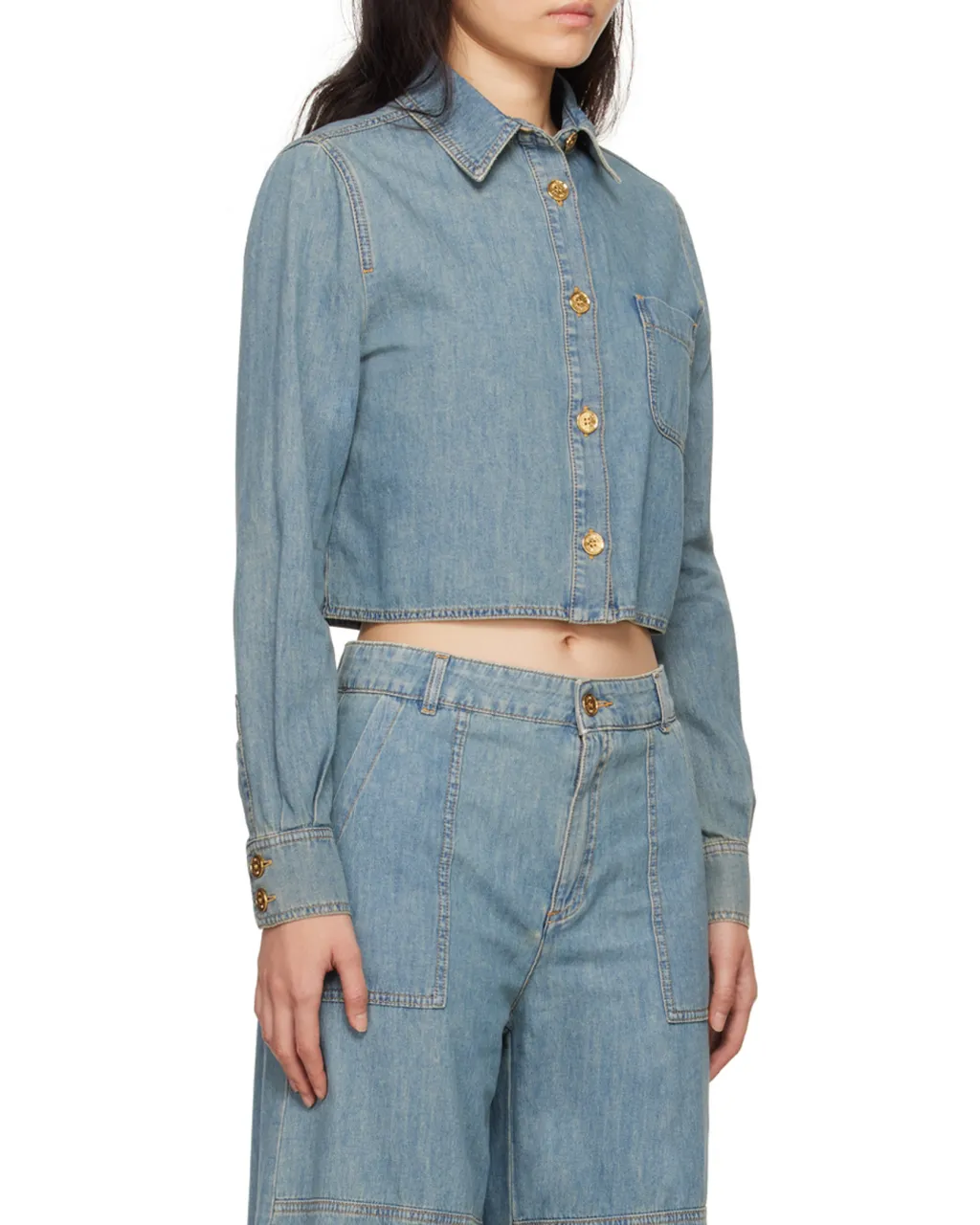 Denim Button Shirt