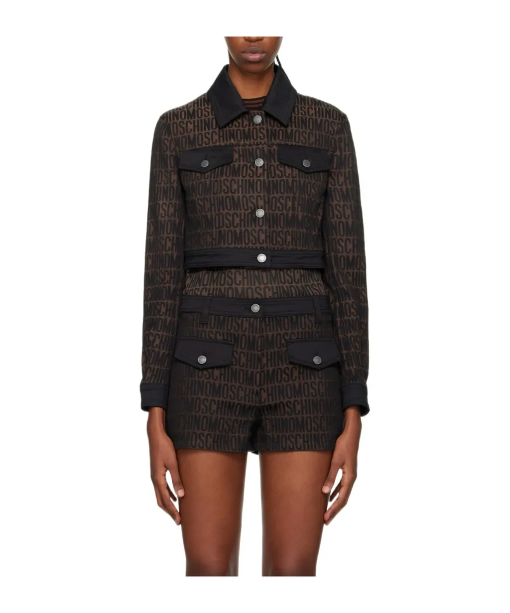 Letter Pattern Casual Jacket