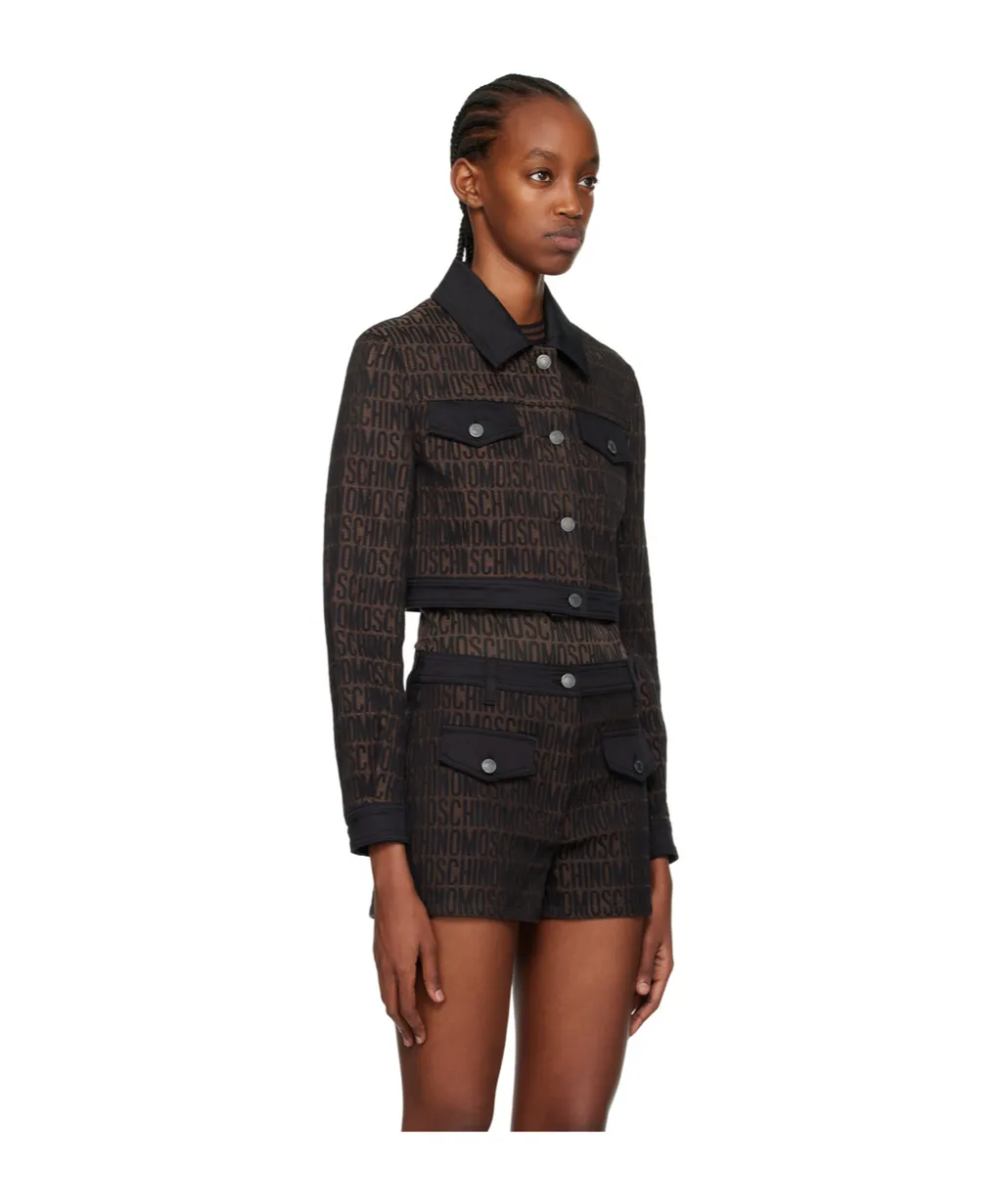 Letter Pattern Casual Jacket