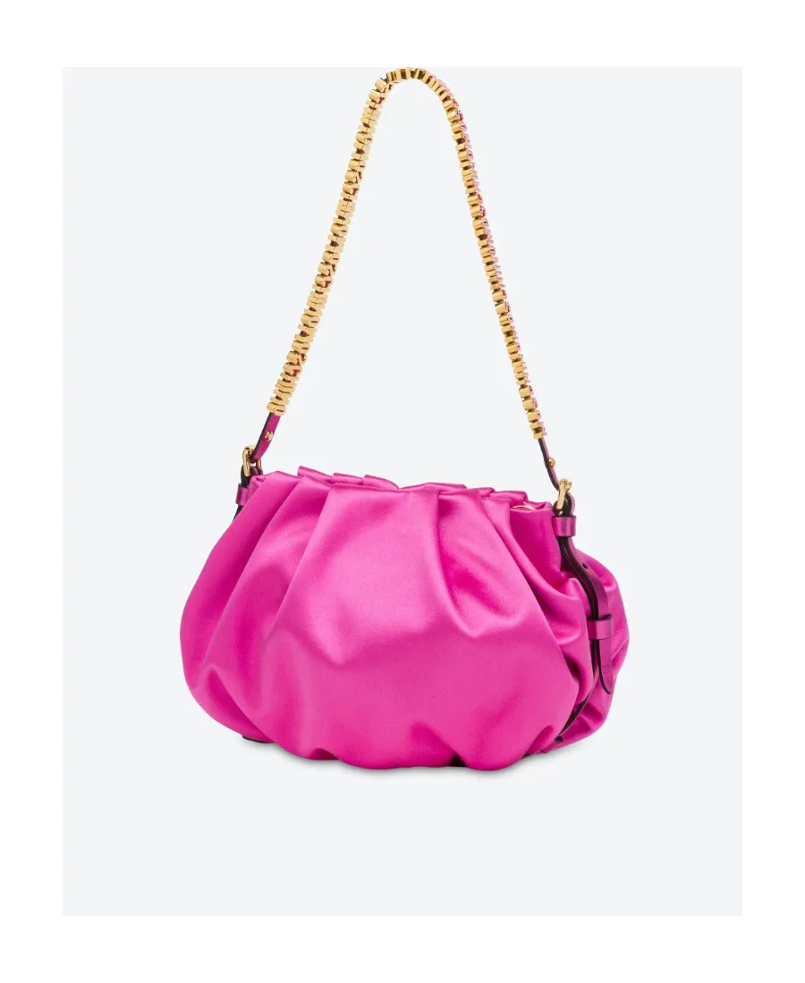 Logo-Embellished Zipped Shoulder Bag