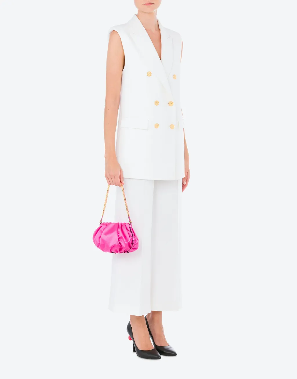 Logo-Embellished Zipped Shoulder Bag
