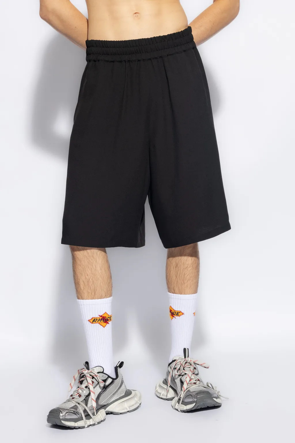 Logo Patch Pocketed Shorts