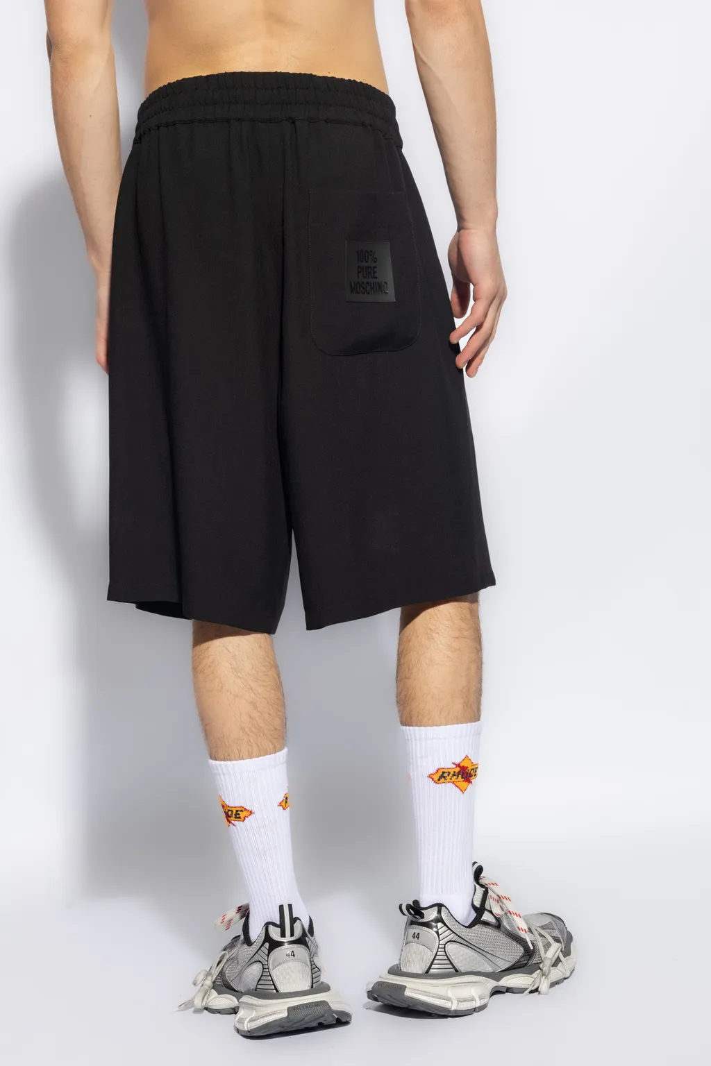 Logo Patch Pocketed Shorts