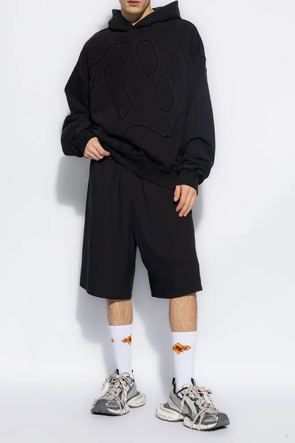 Logo Patch Pocketed Shorts