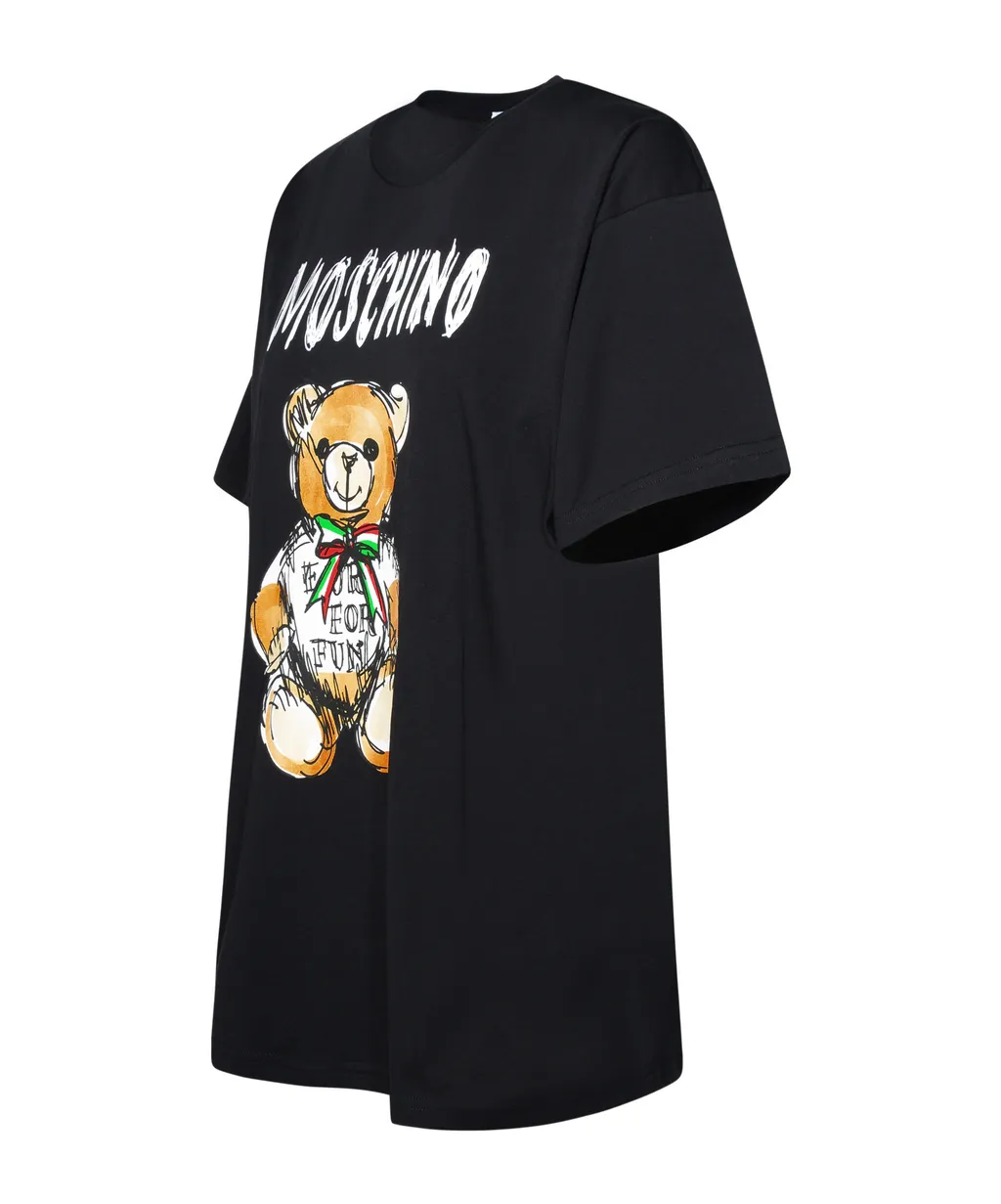 Teddy Bear Printed Crewneck T-Shirt