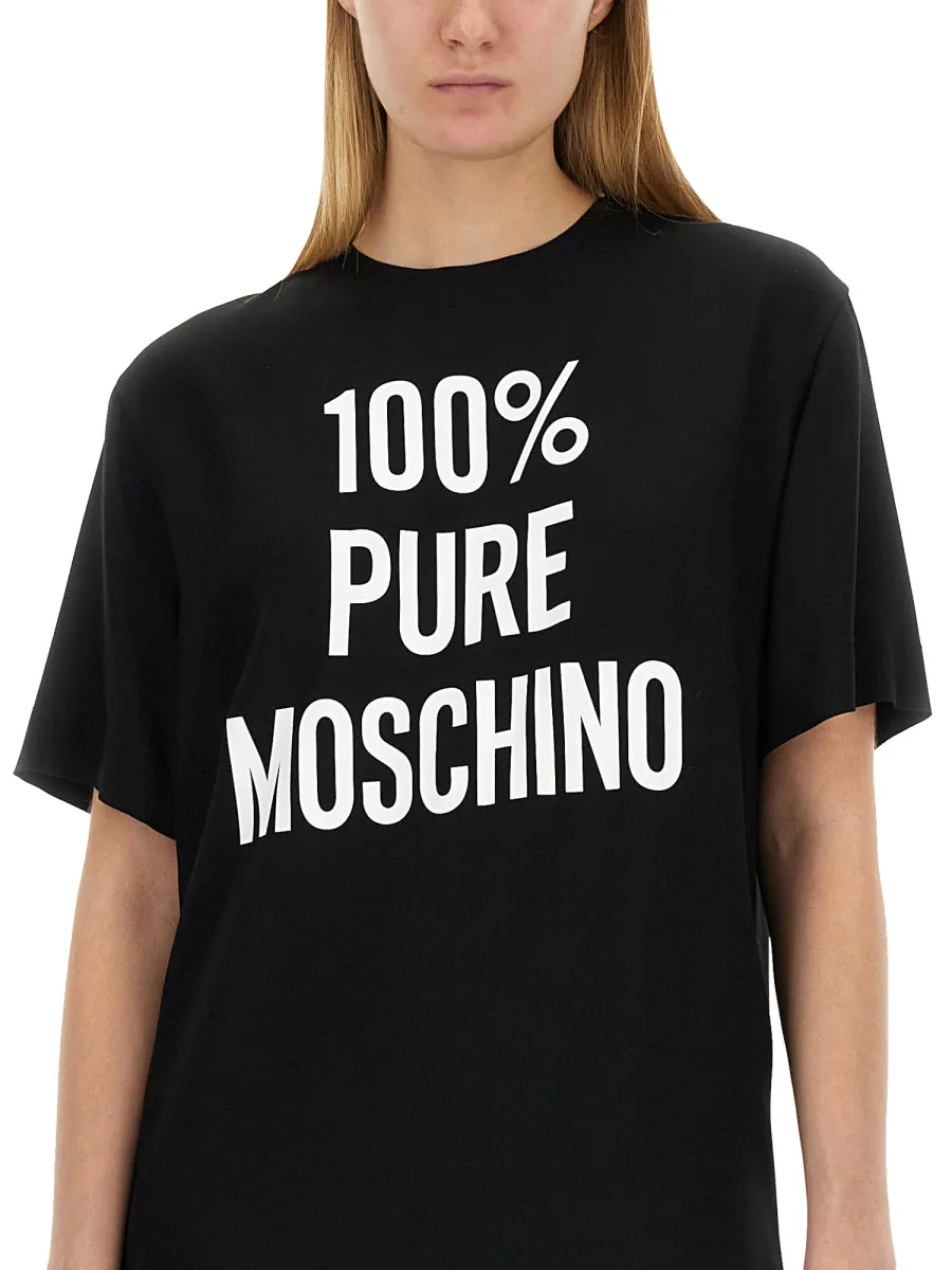 100% Pure Moschino T-Shirt Dress