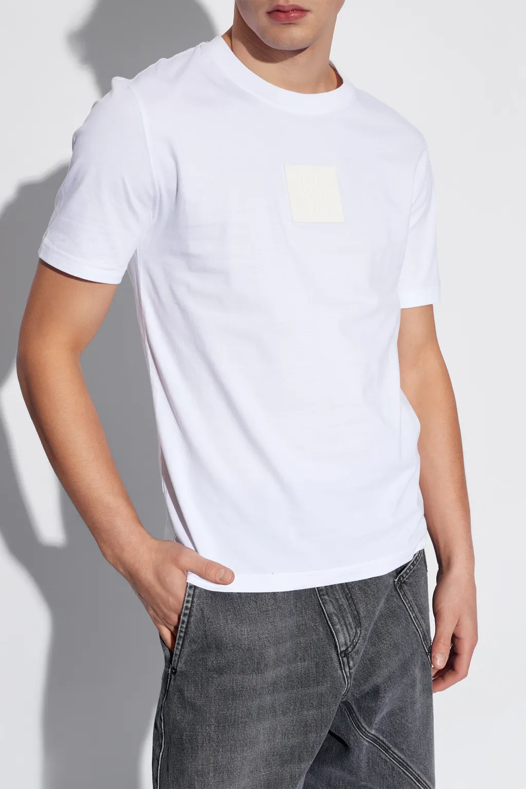 Logo Patch Crewneck T-Shirt