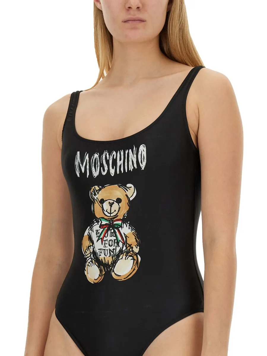 Logo One-Piece Swimsuit