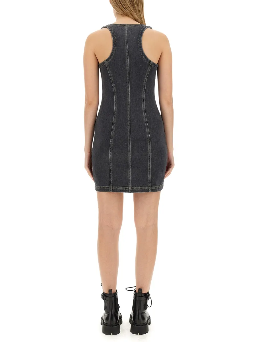 Sleeveless Denim Dress