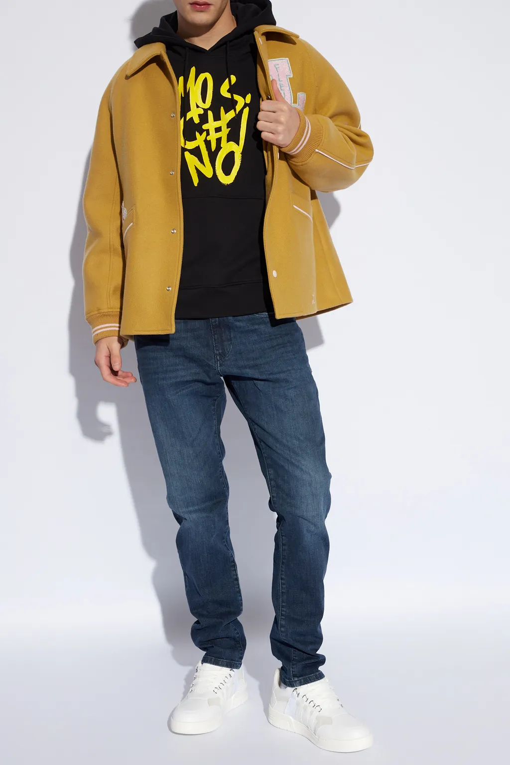 Logo Printed Drawstring Hoodie