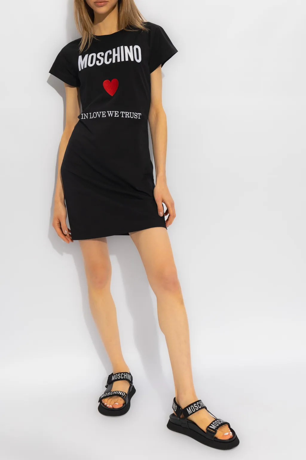 Round Neck Short-Sleeved Dress