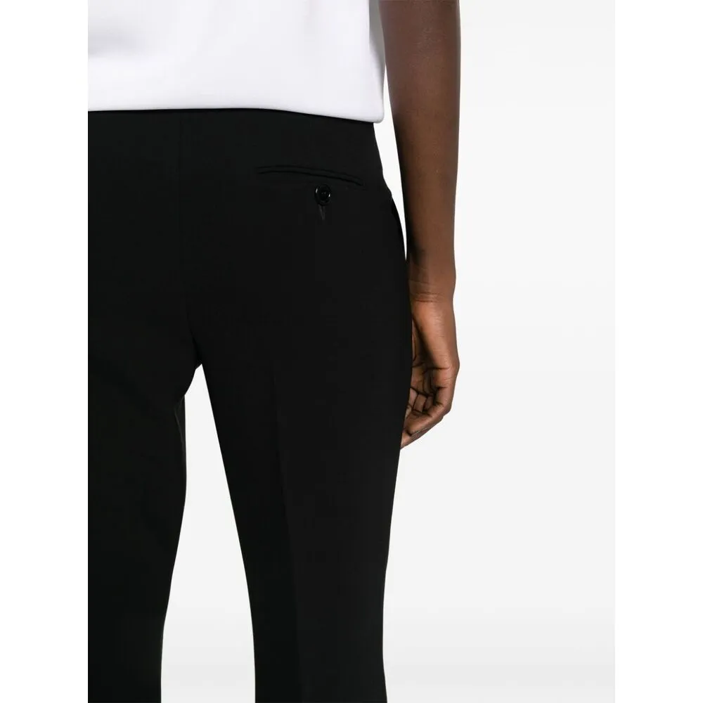 Press-Creased Straight-Leg Trousers
