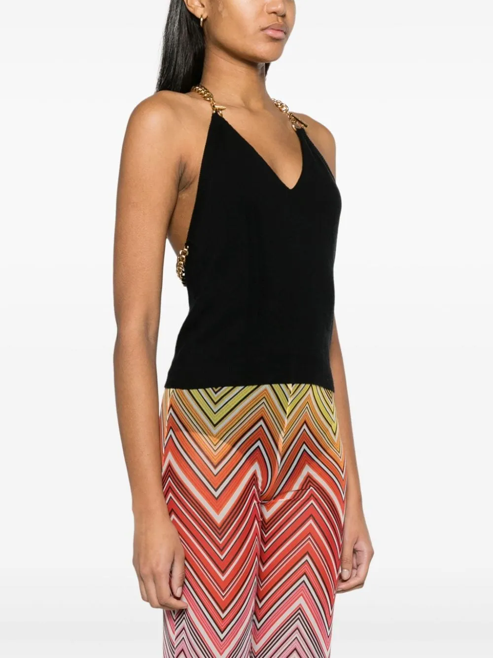 Open Back Chain Link Top